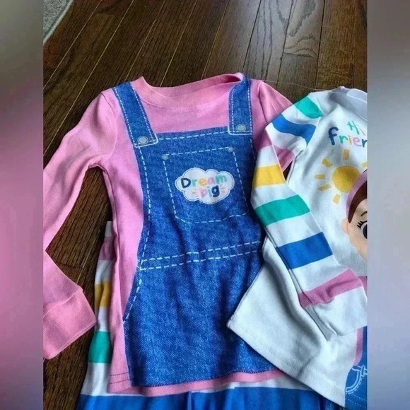 Ms. Rachel Girls 4T 4pc Long-Sleeves/Pants Pajama Set - NWT! - Picture 4 of 8